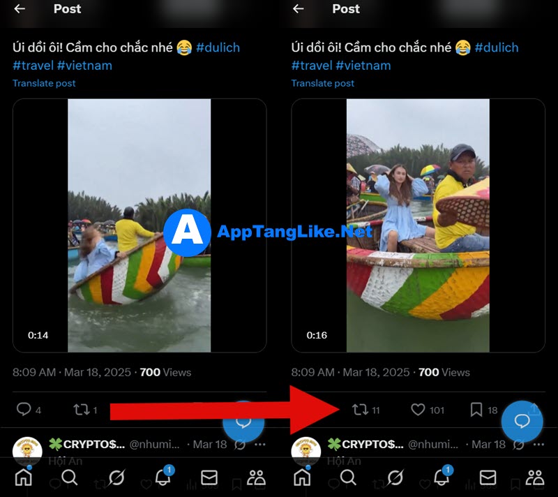 Tăng retweet X nhanh chóng, giá rẻ