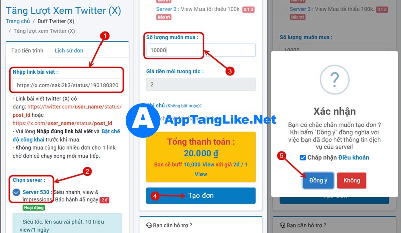 Tăng lượt xem twitter X